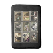 Romatische koppels gekleurd Bath Mat (Voorkant Verticaal)