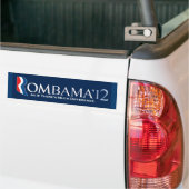 Rombama 2012: Alsof er veel verschil is. Bumpersticker (Op Truck)
