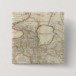 Rome 4 vierkante button 5,1 cm