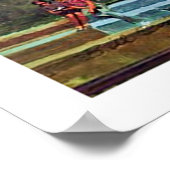 Rome, affiche de voyage vintage (Coin)