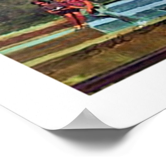 Rome, affiche de voyage vintage (Coin)