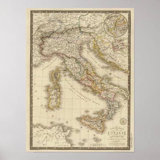 Rome Atlas Map Poster (Voorkant)