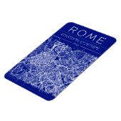 Rome Blueprint City Map Magnet (Côté Gauche)