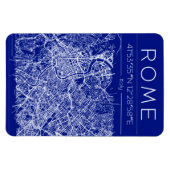 Rome Blueprint City Map Magnet (Horizontal)