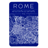 Rome Blueprint City Map Magnet (Vertical)