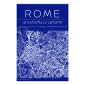 Rome Blueprint City Map Poster (Devant)