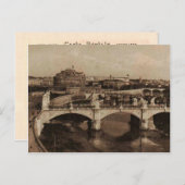 ROME bruggen 1920 replica Briefkaart (Voorkant / Achterkant)