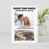 Rome bruiloft bestemming koppels foto save the date (Staand voorkant)
