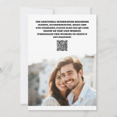 Rome bruiloft save the date trevi fontein chic (Achterkant)