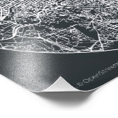 Rome Circular City Map Poster Minimal Urban Poster (Hoek)