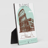 Rome coliseum fotoplaat (Zijkant)