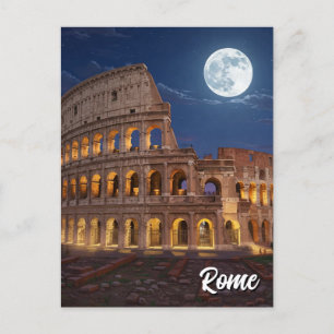 Rome Colosseum bij nacht Briefkaart
