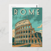 Rome Colosseum Briefkaart (Voorkant / Achterkant)