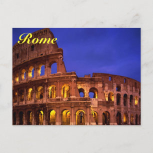 rome colosseum briefkaart