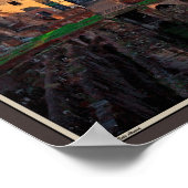 Rome - Colosseum en de maan Poster (Hoek)