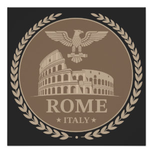 Rome Colosseum Italië Europa Perfect Poster