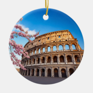 Rome Colosseum Italië Geschilderd Keramisch Ornament