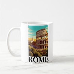 Rome Colosseum Italië Reisillustratie Koffiemok
