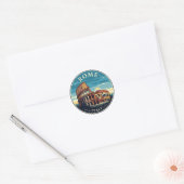Rome Colosseum Italië Ronde Sticker (Envelop)