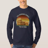 Rome Colosseum Italy Trip Custom Long Sleeve T-shirt (Voorkant)