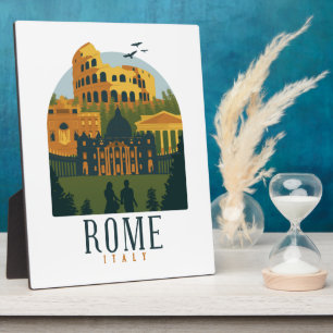 Rome Colosseum Retro Fotoplaat