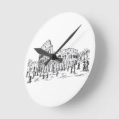 rome colosseum ronde klok (Hoek)