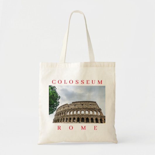 Rome Colosseum uitzicht canvas tas (Voorkant)