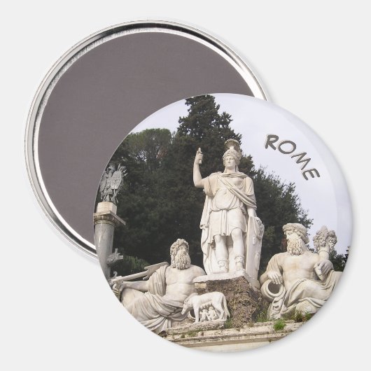 Rome Cust. Magnet de texte (Recto/Verso)