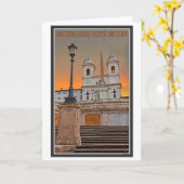 Rome - de Spaanse Stappen Kaart (Gele Bloem)