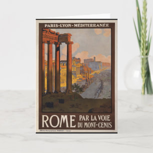 Rome door mont-Cenis Kaart