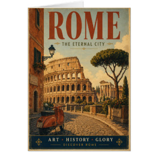 Rome Eeuwige Stad Reisposter