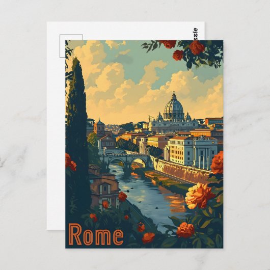 Rome éternelle : Carte postale ancienne (Devant / Derrière)