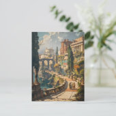 Rome éternelle : Carte postale vintage (Debout devant)