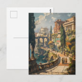 Rome éternelle : Carte postale vintage (Devant / Derrière)