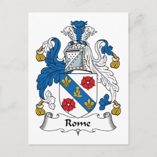 Rome Family Crest Briefkaart