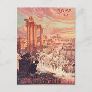 Rome Forum Romanum Europa Italië Vintage Travel Briefkaart