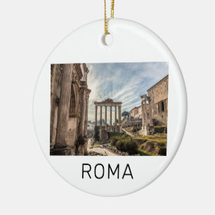 Rome Forum Romanum Italië Holiday Souvenir Keramisch Ornament