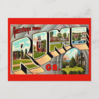 Rome Georgia Vintage Ansichtkaart