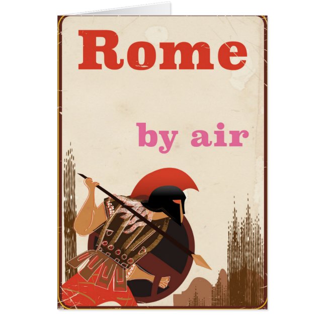 Rome Gladiator vliegtuigposter (Voorkant)