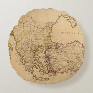 Rome, Griekenland, Turkije 2 Rond Kussen