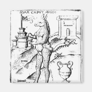 Rome, hoofdstad van de wereld, 1596 magneet