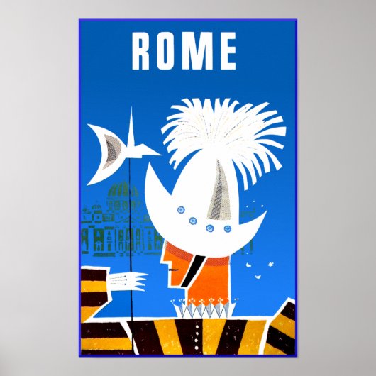 Rome, Italiaanse reisposter Poster (Voorkant)