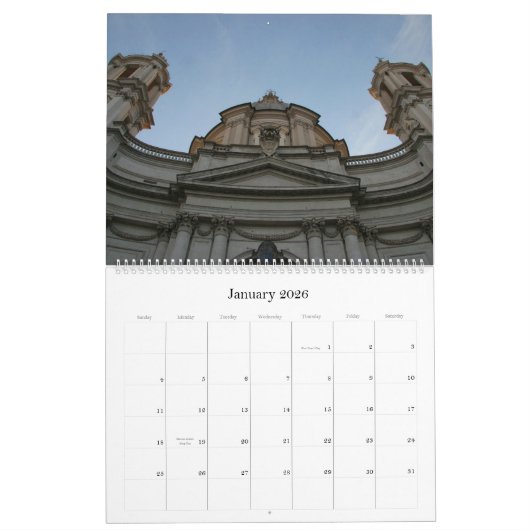 Rome, Italië 2013 Kalender (Jan 2026)