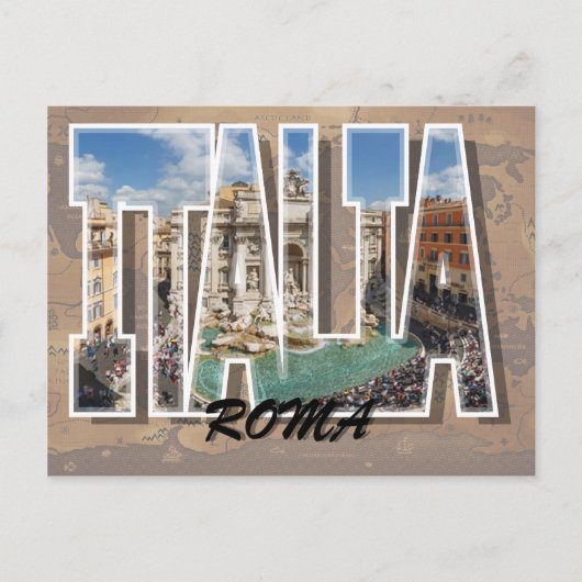 Rome, Italië Briefkaart (Voorkant)