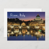 Rome Italië Briefkaart (Voorkant / Achterkant)