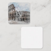 Rome Italie Colisée Carte de pochette – Vintage  (Devant / Derrière)