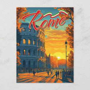 Rome, Italië: Colosseum Adventure Travel Briefkaart