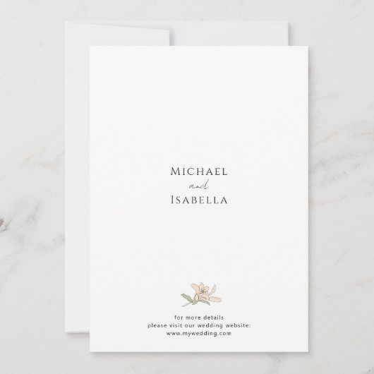 Rome Italië Colosseum Destination Wedding Save The Date (Achterkant)