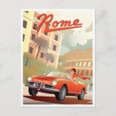 Rome Italië Colosseum Reizen Kunst stad Briefkaart (Voorkant)