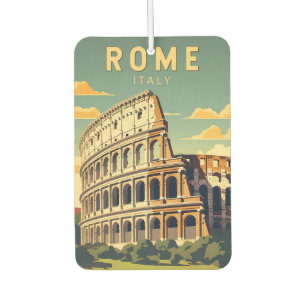 Rome Italië Colosseum Reizen Kunst Vintage Luchtverfrisser